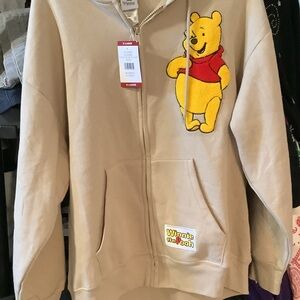 Disney‎ Winnie the Pooh Tan Hoodie